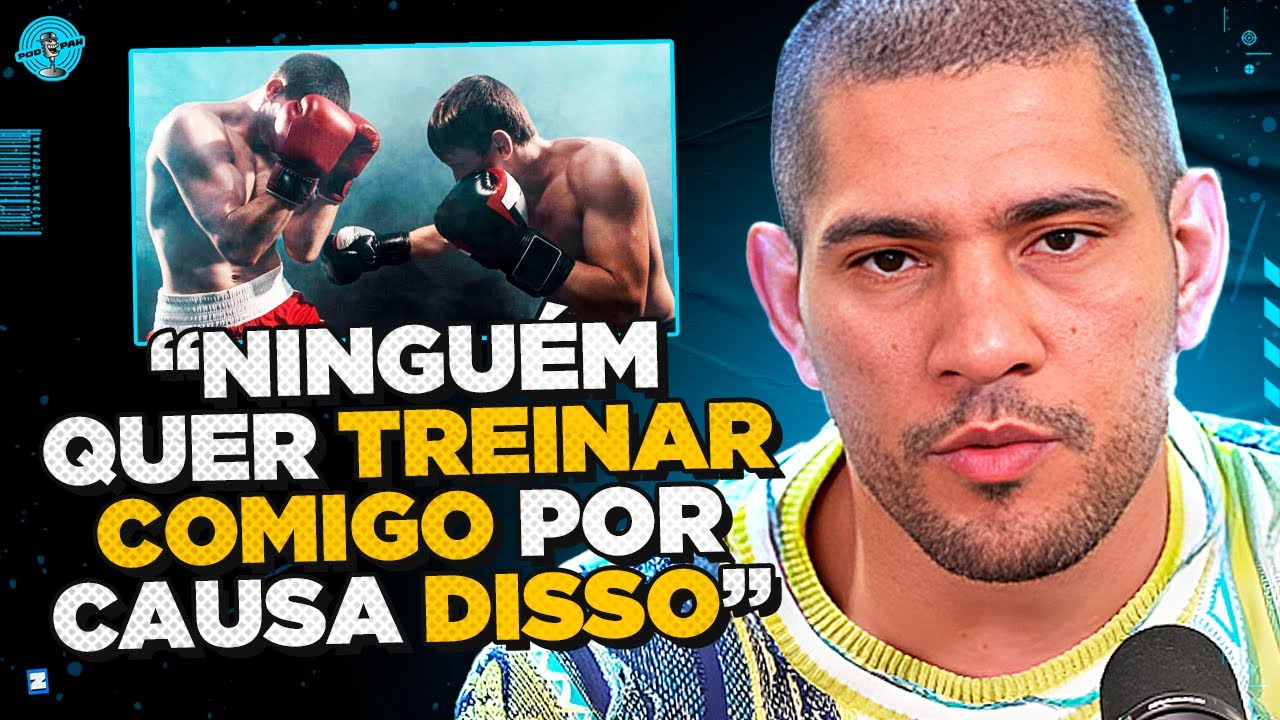 ALEX POATAN É O TERROR DE TODO MUNDO NO SPARRING