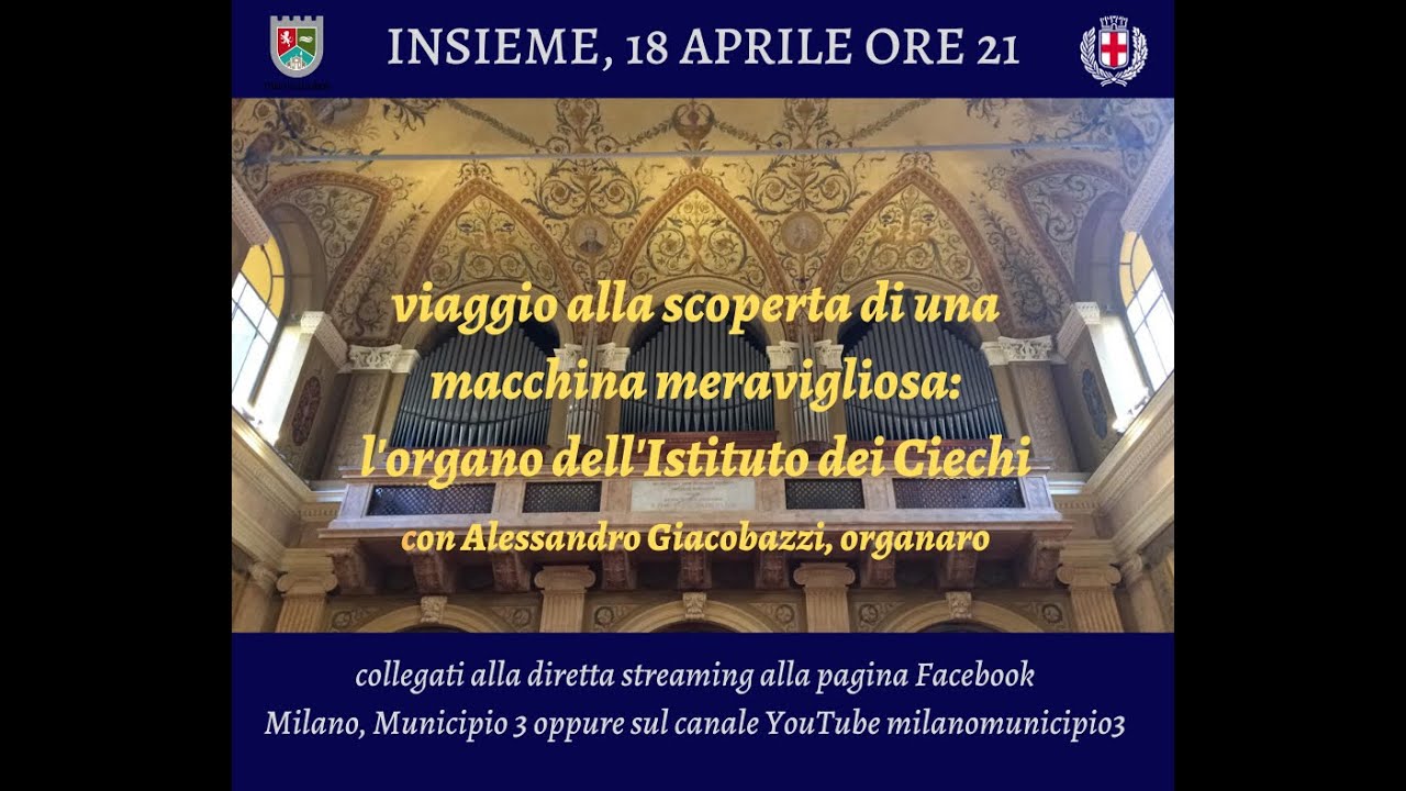 Viaggio alla scoperta dell'organo dell'Istituto dei ciechi