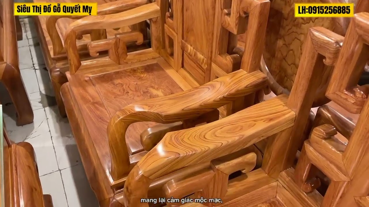 BỘ BÀN GHẾ XUÂN THUỶ | SIÊU THỊ ĐỒ GỖ QUYẾT MỴ 