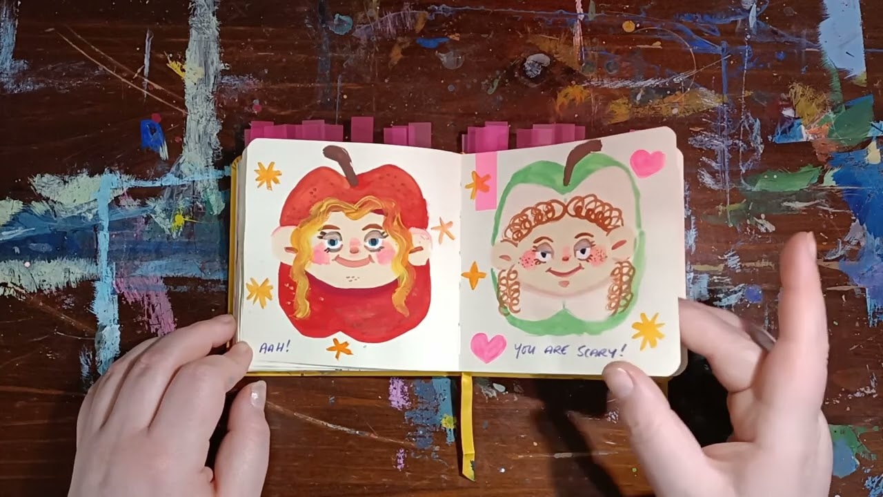 Little Yellow Sketchbook Tour!