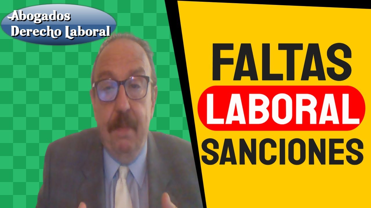 faltas y sanciones laborales