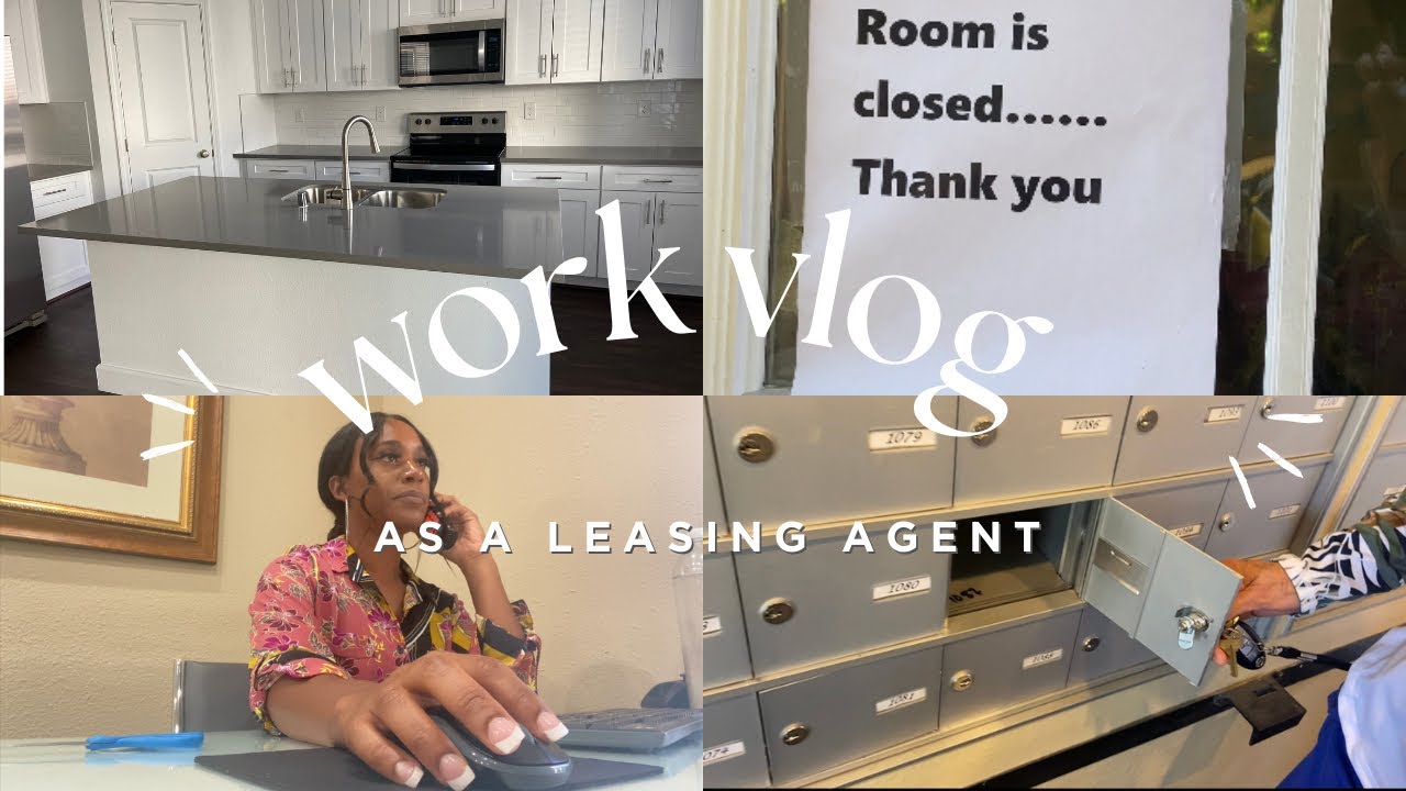 Work Day in my Life As a Leasing Specialist|come to work with me!