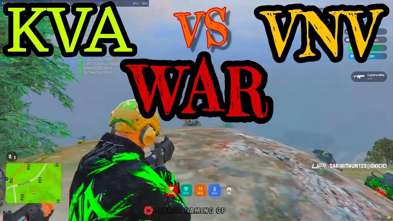 KVA VS VNV WAR @quaterbtw @LegendGamerop @vasco8248 @TheKakku-08 