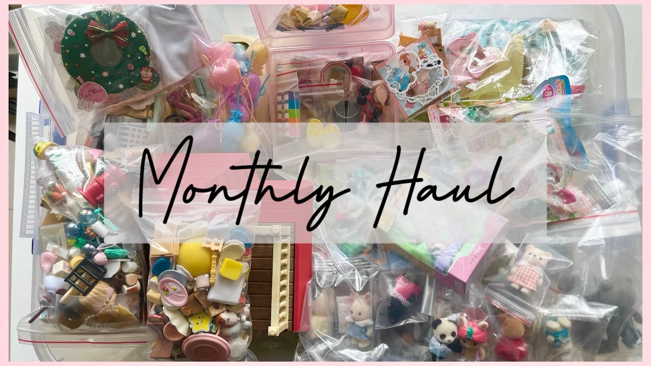Unboxing Sylvanian Families haul 📦 ASMR no music