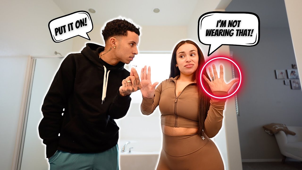 LEAVING TO THE GYM WITHOUT MY ENGAGEMENT RING!! *HE'S HEATED*