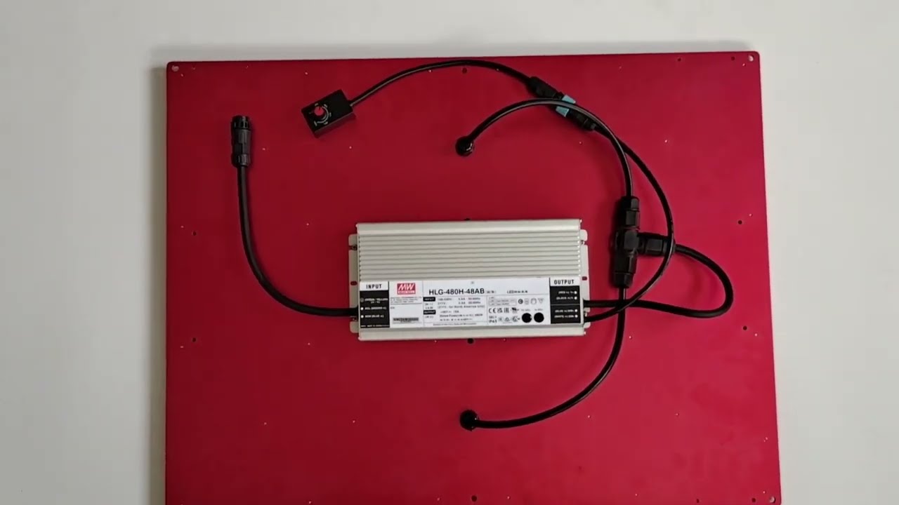 480W QB288 Quantum Board With LM301H 3500K Plus Epistar 660nm , and MeanWell HLG-480H driver