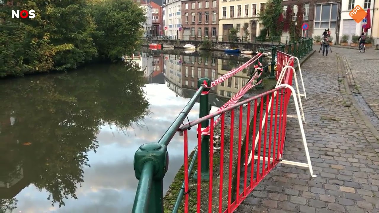 Auto rijdt de Leie in Gent in  vier doden