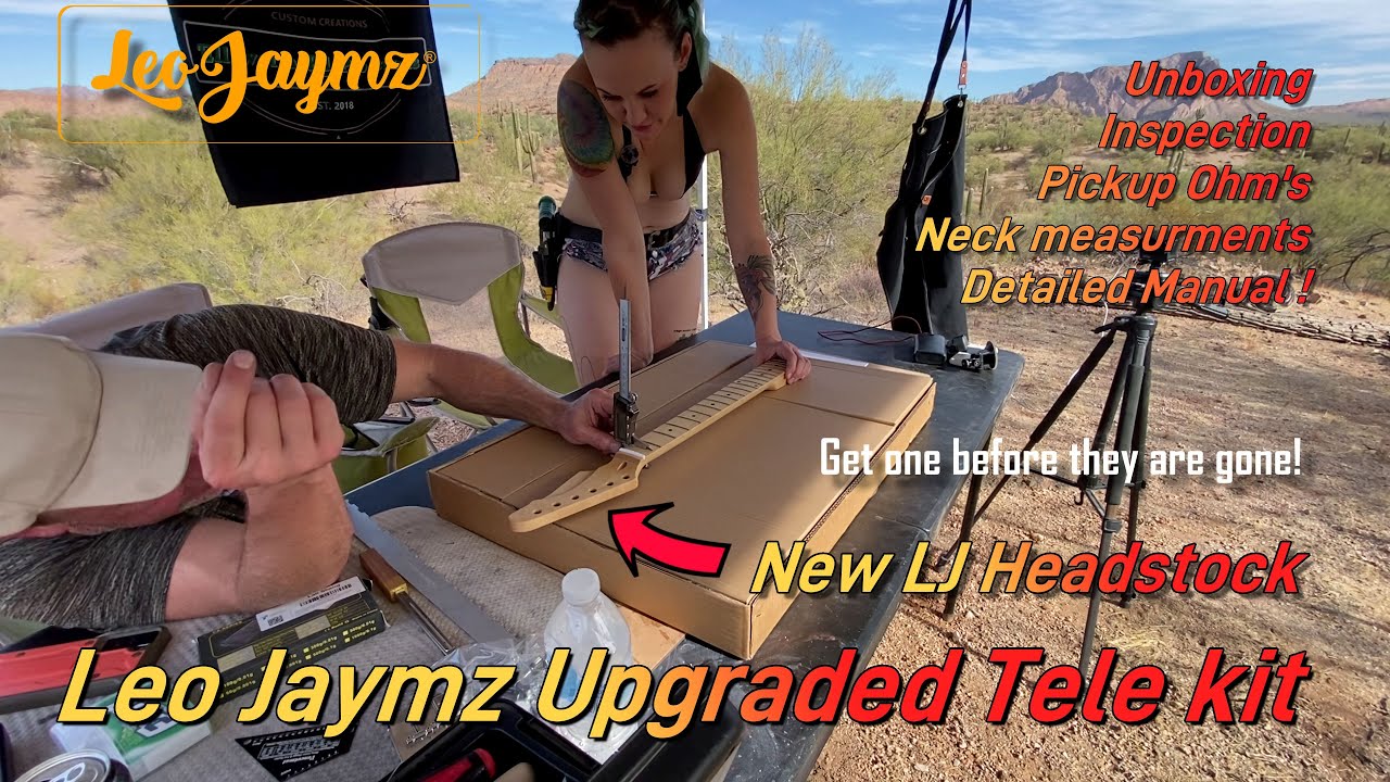 Leo Jaymz DIY Tele style Kit w/t New Headstock Design | Part 1