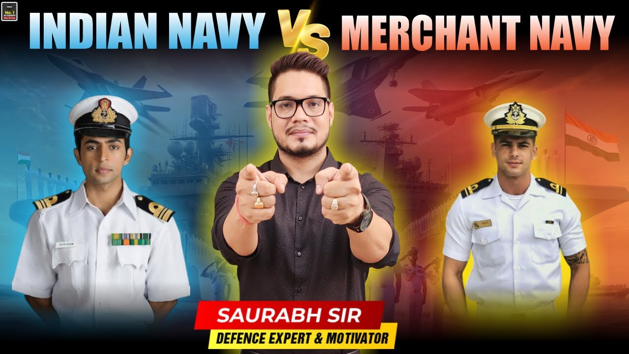 Indian Navy Vs Merchant Navy | Difference Between Merchant Navy & Indian Navy | High Salary Careers