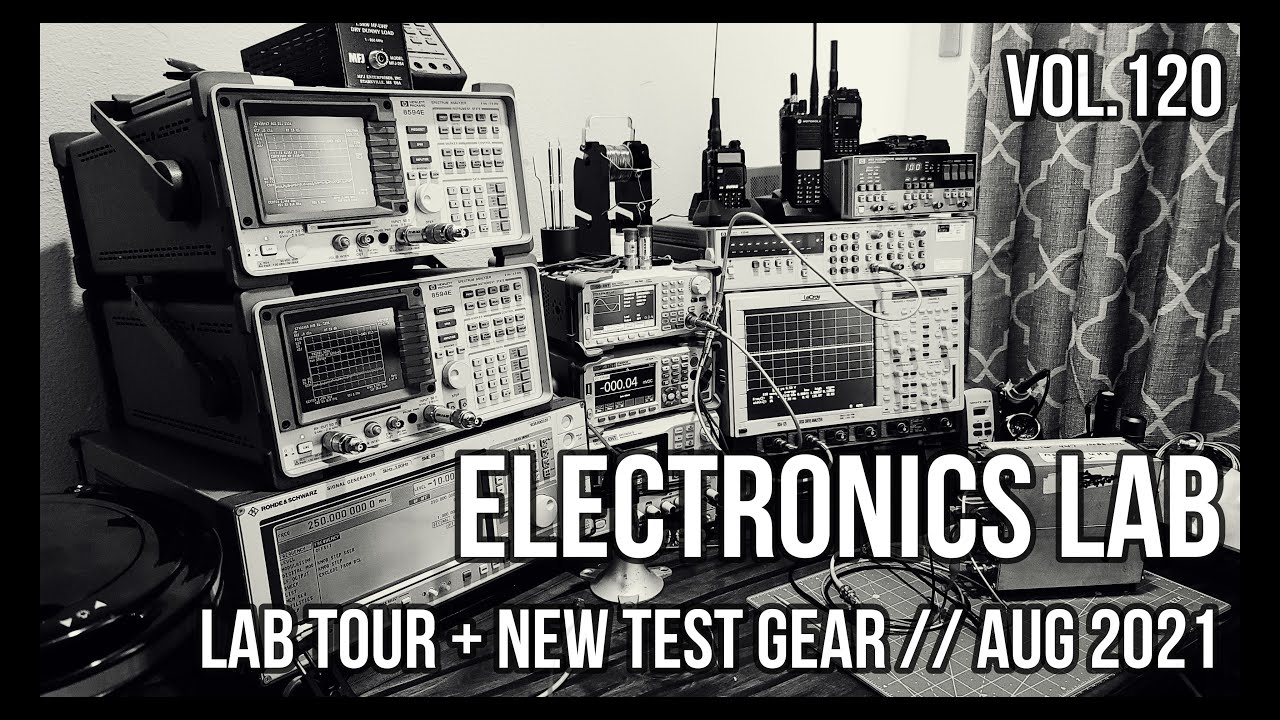 N0AGI - Electronics Lab Tour + Test Gear Walk-Thru. - Vol 120