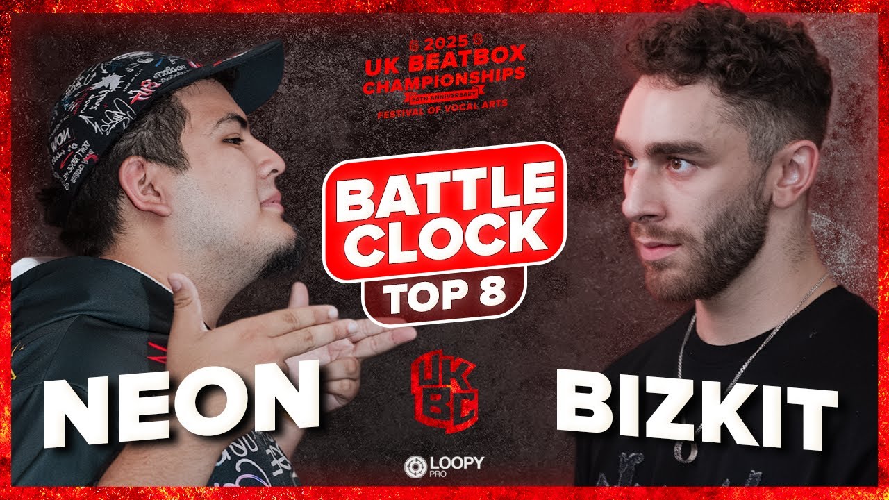 Neon 🇧🇷 vs Bizkit 🇺🇸 | UK Beatbox Championships 2025 | Battle Clock Quarter Final