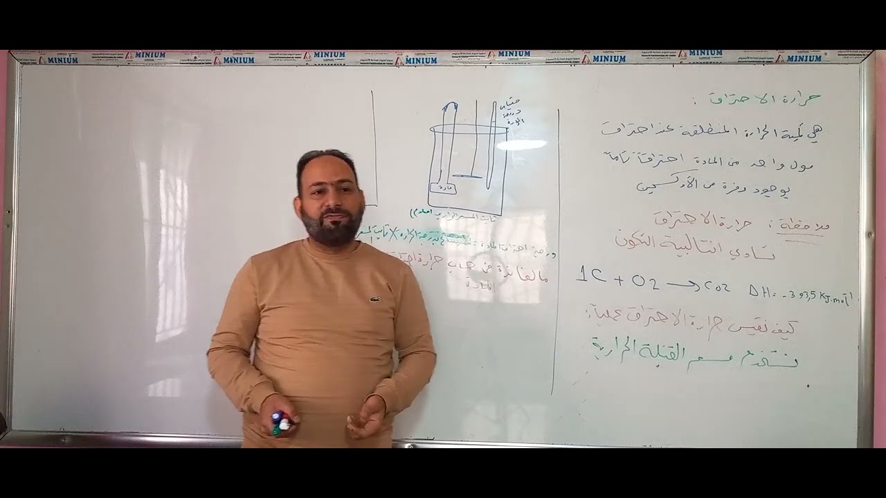 حرارة احتراق وتعديل وثبات