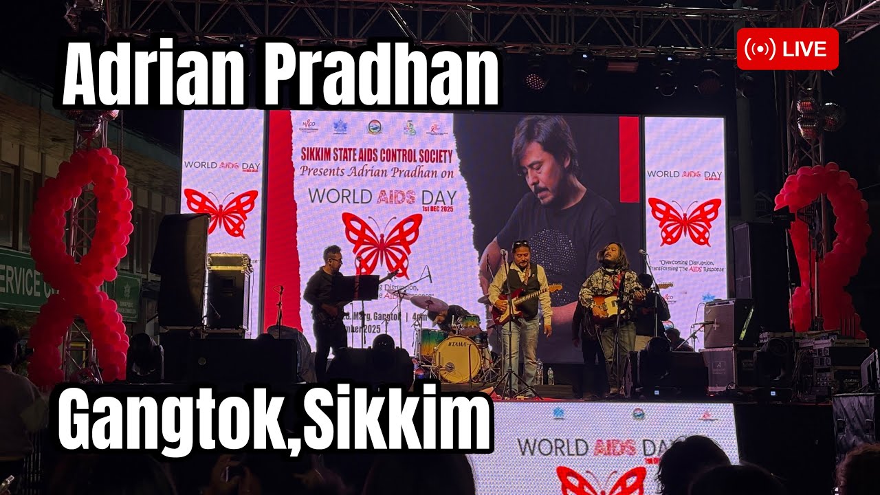 🔥 Adrian Pradhan Live in Gangtok | SIKKIM SACS Presents a Night to Remember