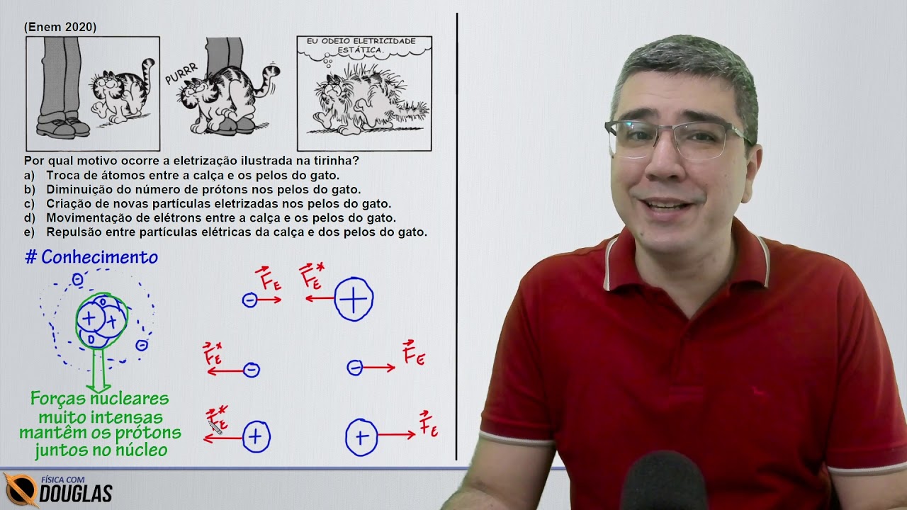 Enem 2020: Garfield e a eletricidade est&aacute;tica