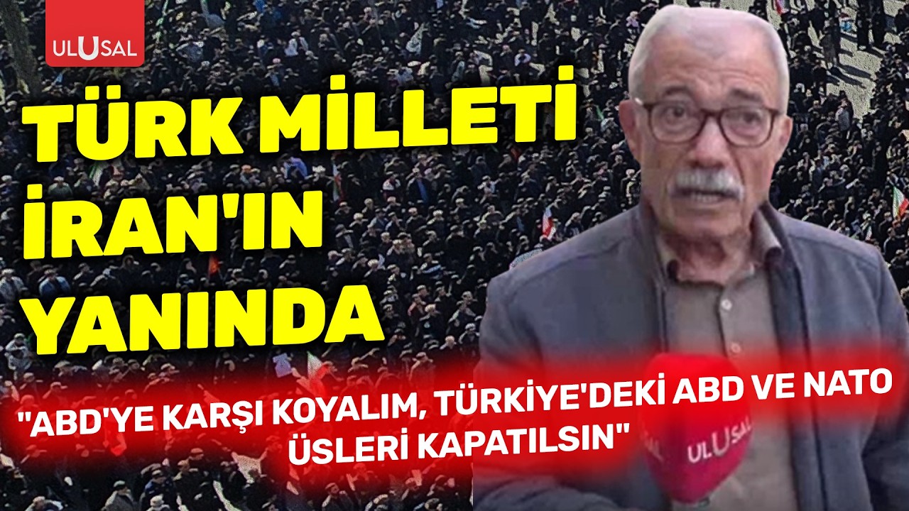Türk Milleti İran'ın yanında: 