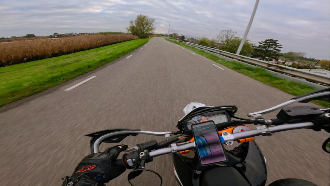 KTM 690 SMC R | GoPro Hero 12 With Windslayer Test Ride