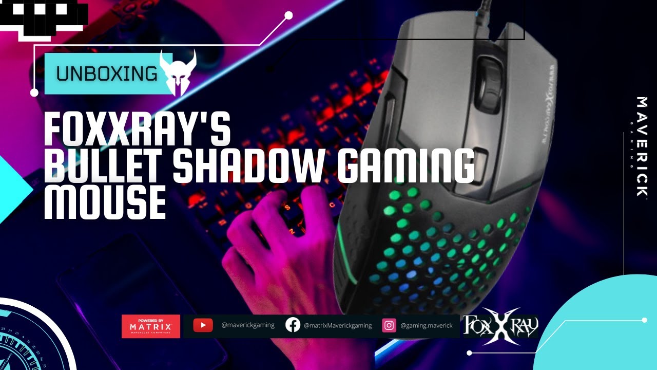 We unbox Foxxray's Bullet Shadow Gaming Mouse!