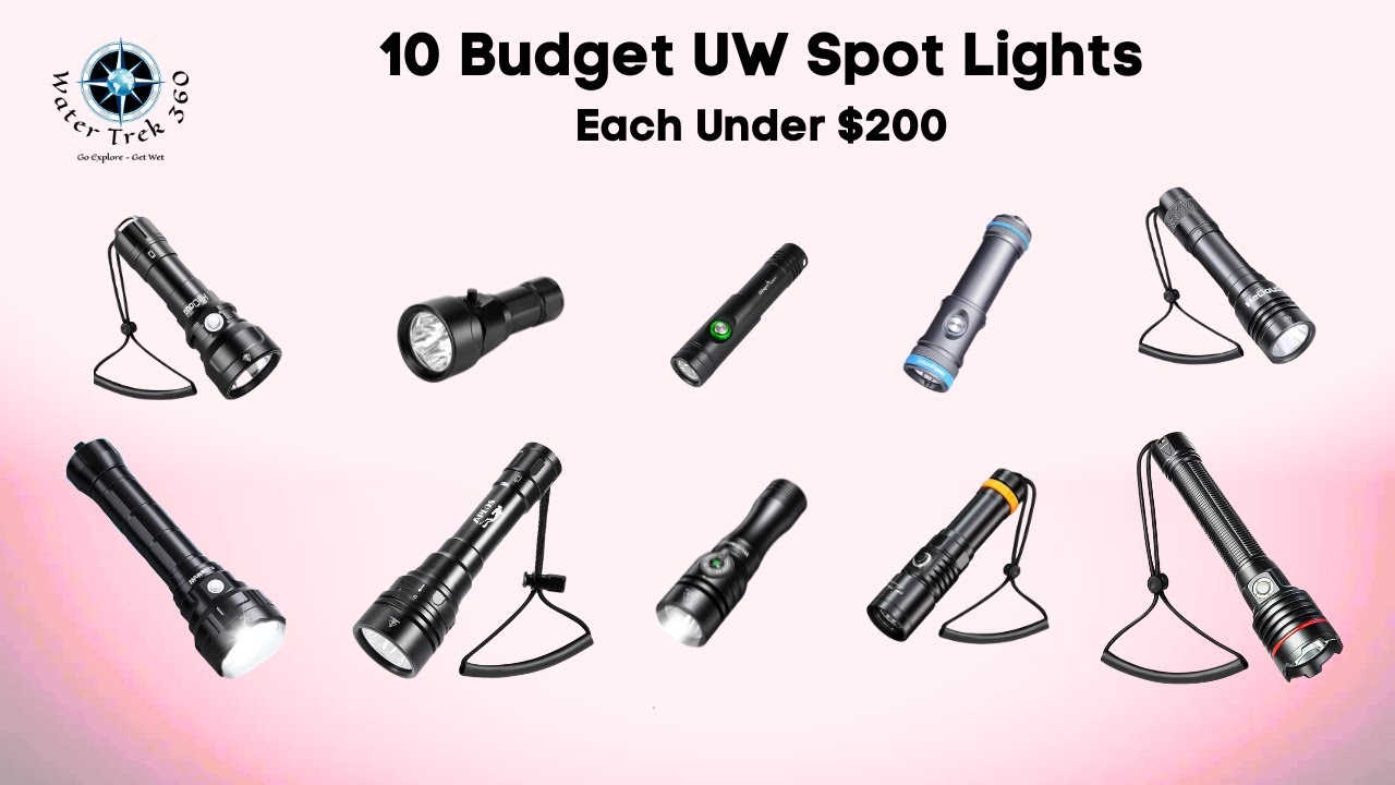 WHY SPEND MORE? - 10 Cheap Diving Spotlights for 2025 - Which Ones are Worth it?