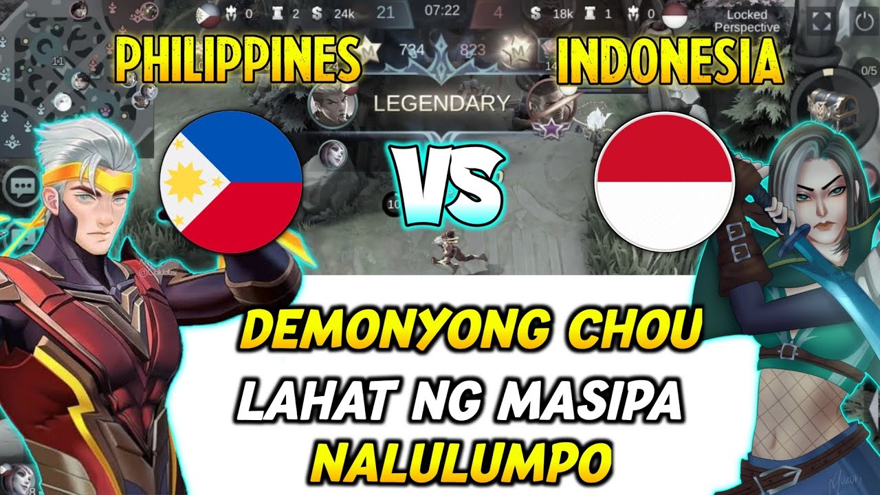 Demonyong Chou Lahat ng Masipa Nalulumpo - National Arena Contest - Mobile Legends