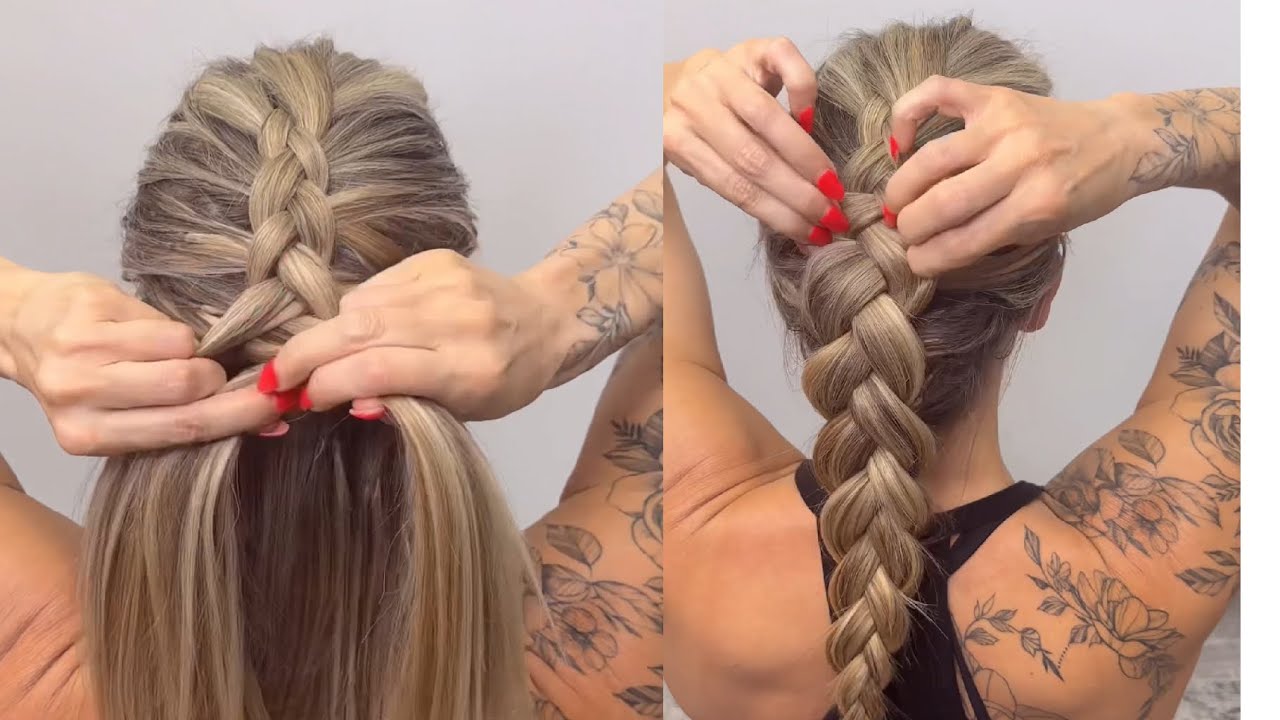 How to Dutch Braid your own hair! Simple & beginner fee tutorial! ✨