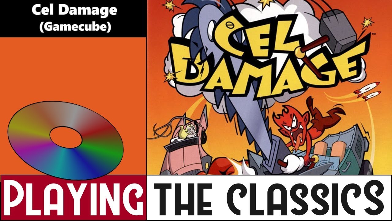 Getting Brain Damage from the Cartoon Carnage in Cel Damage (Gamecube)