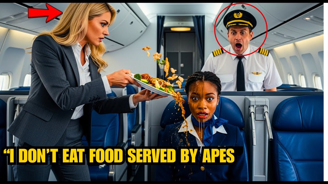 She Disrespected the Flight Attendant Because of Her Race...The Pilot's Response Left Everyone Shock