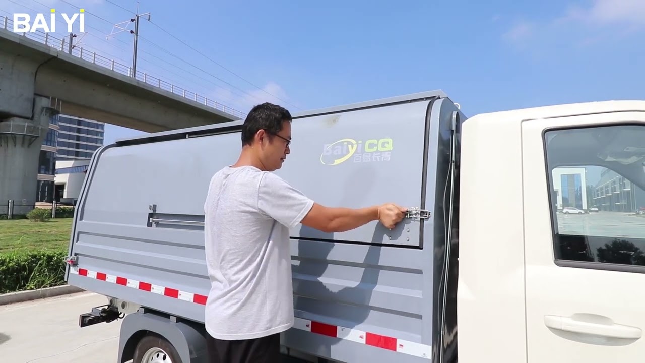 BY-LF3000 Electric Garbage Truck | 4.5m³ Smart Urban Waste Collection Vehicle