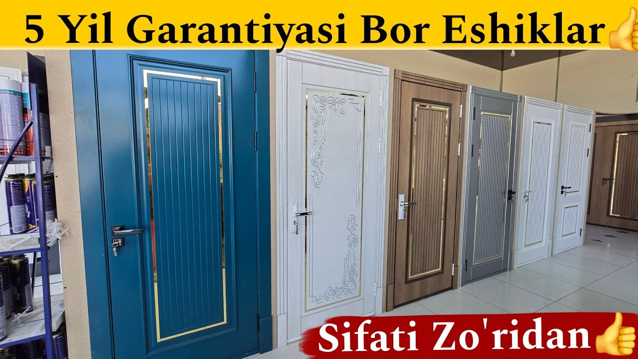 MANA 5 YIL GARANTIYASI BOR ESHIKLAR👍 | 2025 Ешик Ром Нархлари