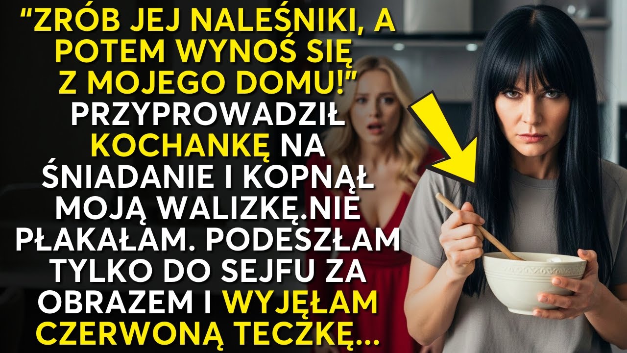 Mąż kazał mi obsługiwać kochankę i mnie wyrzucił. Nie wiedział, co od lat ukrywam w sejfie