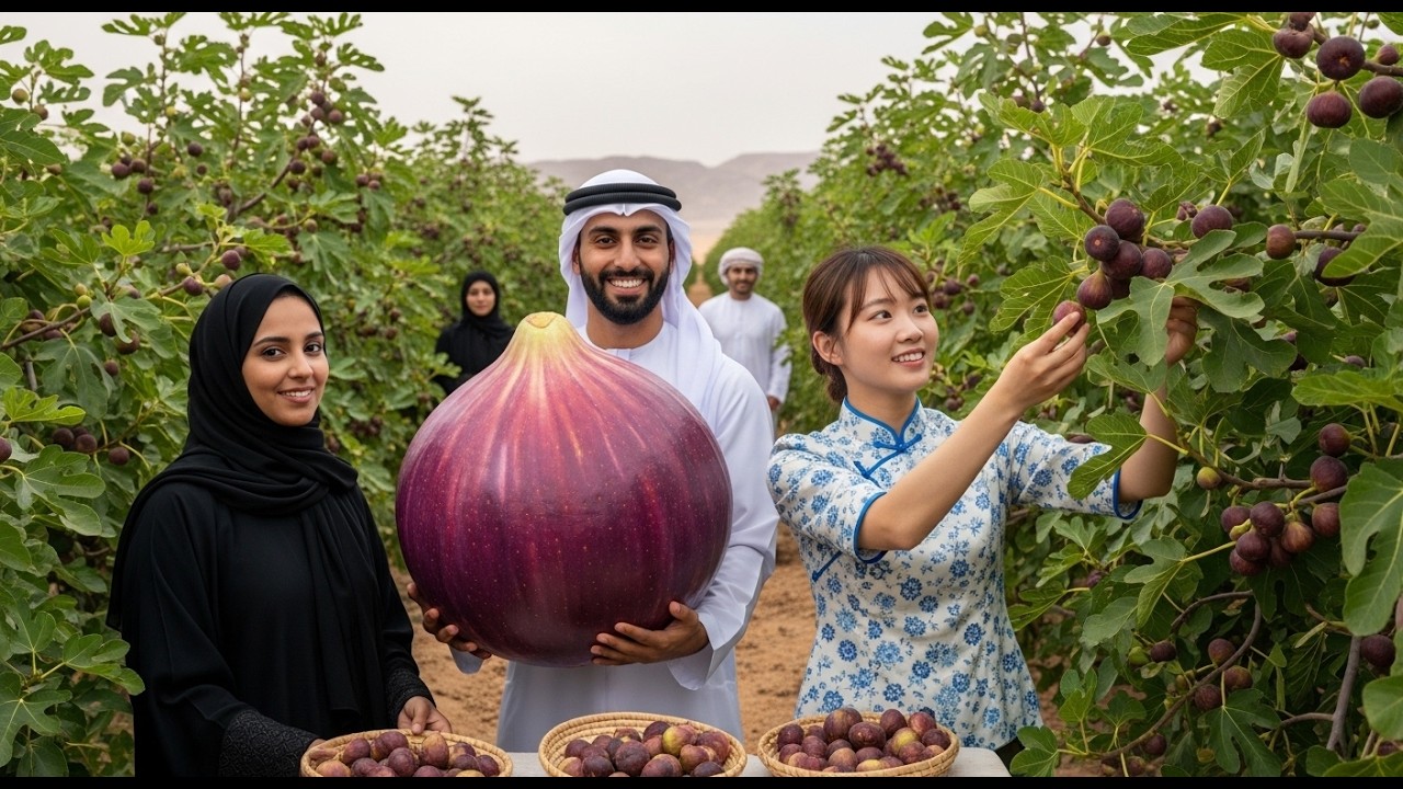 Inside Dubai Billion-Dollar Fig Farming Industry | Traditional Agriculture at Industrial Scale!