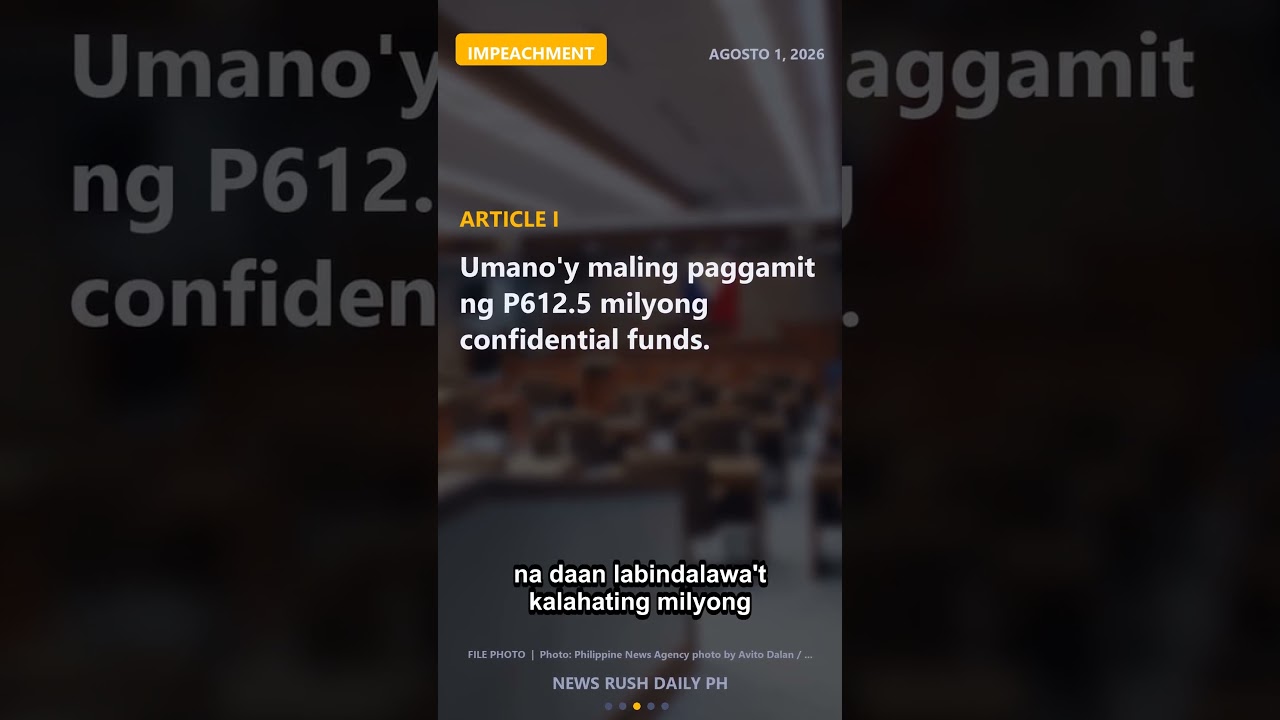 Sara Duterte Impeachment: Babalik ang Trial sa Lunes, Agosto 3