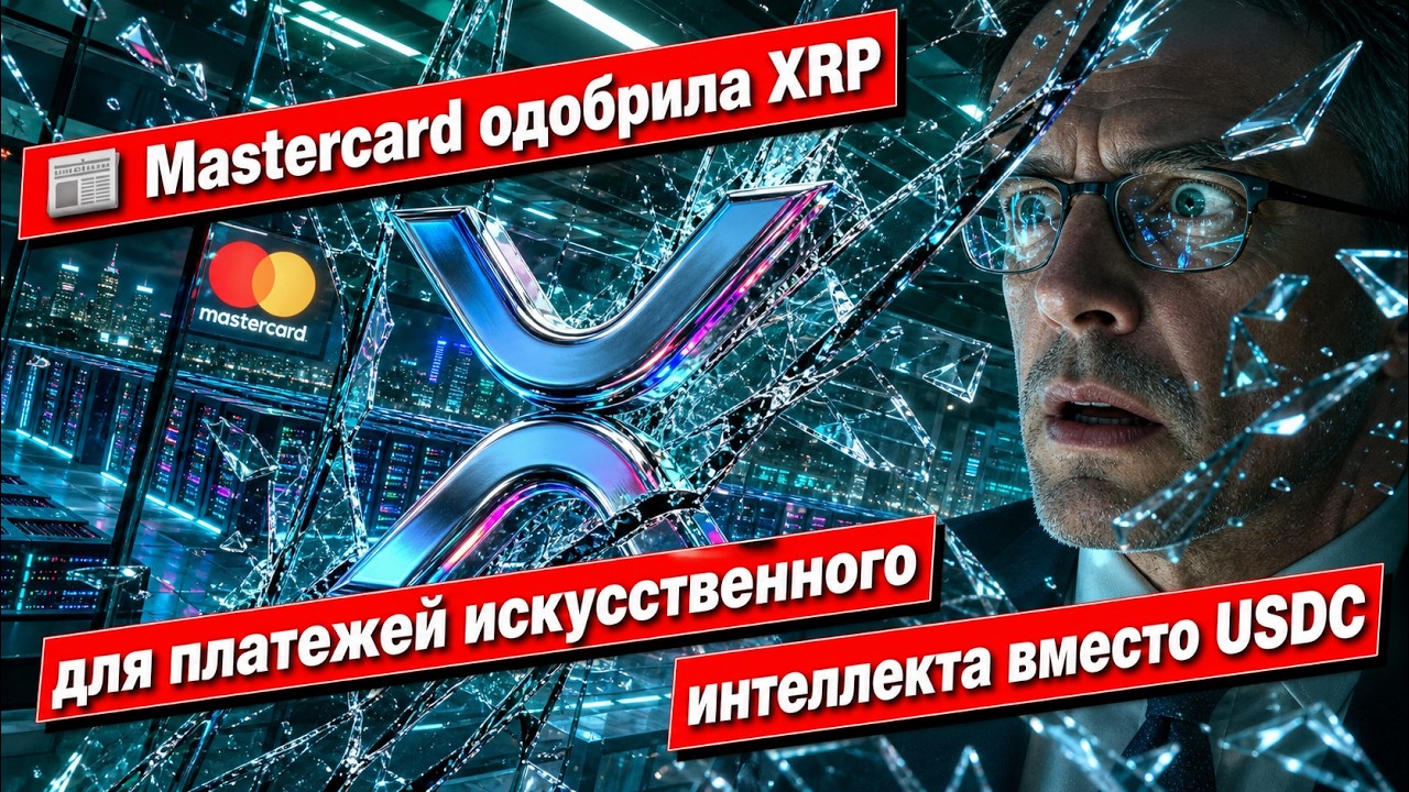 📰 Mastercard одобрила XRP для платежей искусственного интеллекта вместо USDC