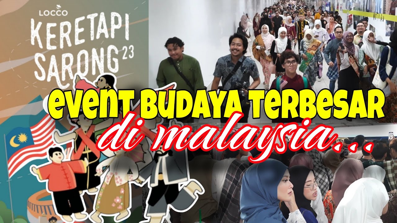 SERU BANGET, KERETA API SARONG DI IKUTI RIBUAN PESERTA ‼️ STASIUN KUALA LUMPUR PENUH SESAK 😱‼️