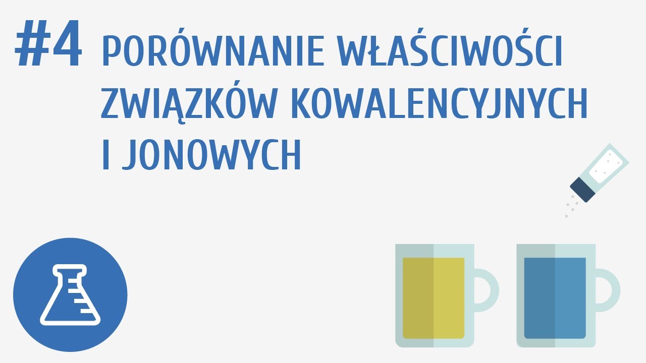 Porównanie właściwości związków kowalencyjnych i jonowych #4 [ Tworzenie związków chemicznych ]