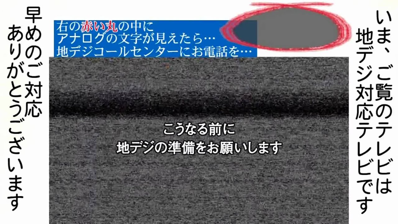 KBS京都(京都放送) 全国一斉地デジ化テスト