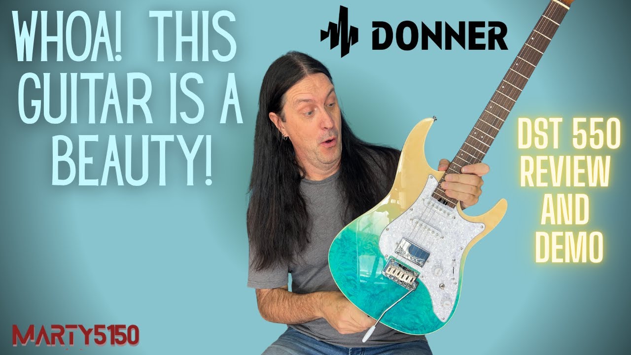 Эта гитара прекрасна и впечатляет! Полный обзор и демонстрация Donner DST 550