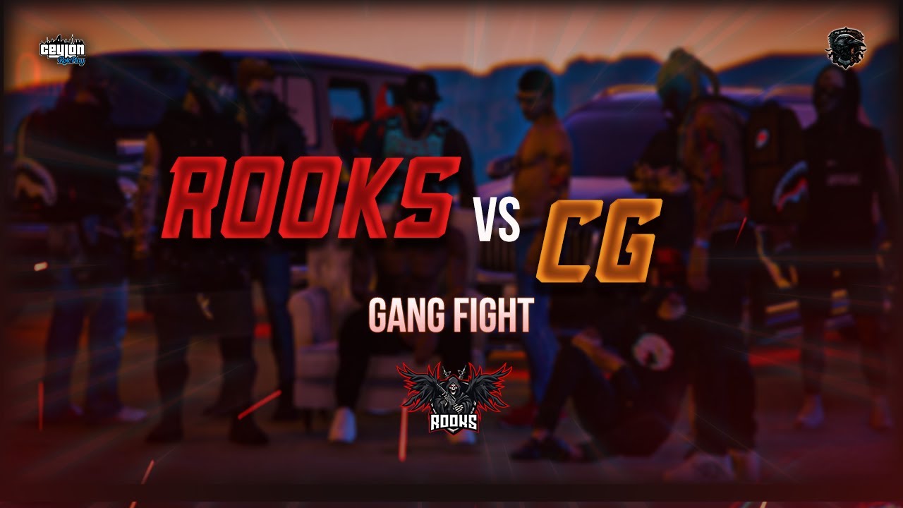 🖤 Rooks VS Chang Gang 💛 Gun Lab Gang Fight | The Rooks Gang 🖤 Ceylon RP