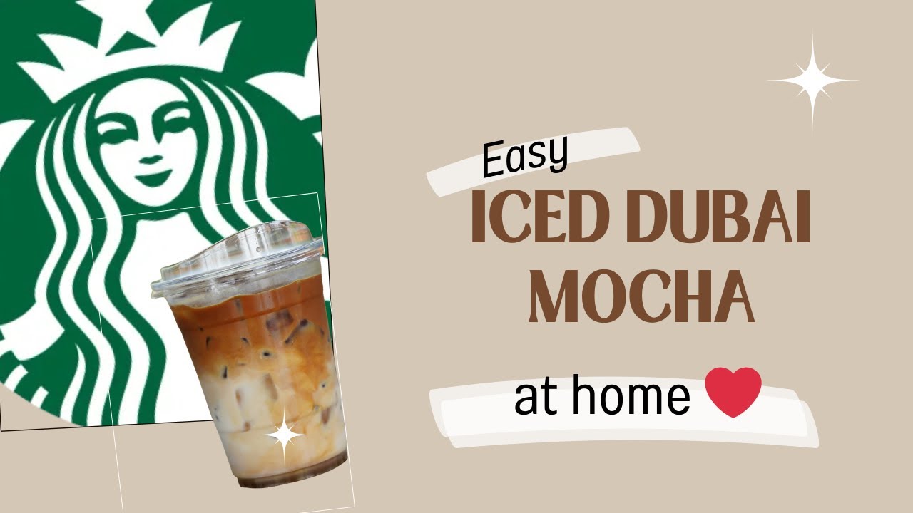 ⭐️ Simple & Easy ⭐️| Starbucks Dubai Mocha DUPE☕️