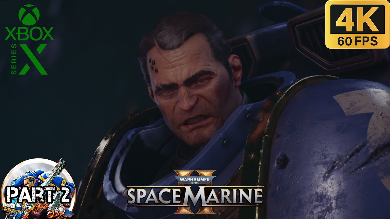 WARHAMMER 40K SPACE MARINE 2 Gameplay Playthrough Part 2 (4K 60FPS) No Commentary