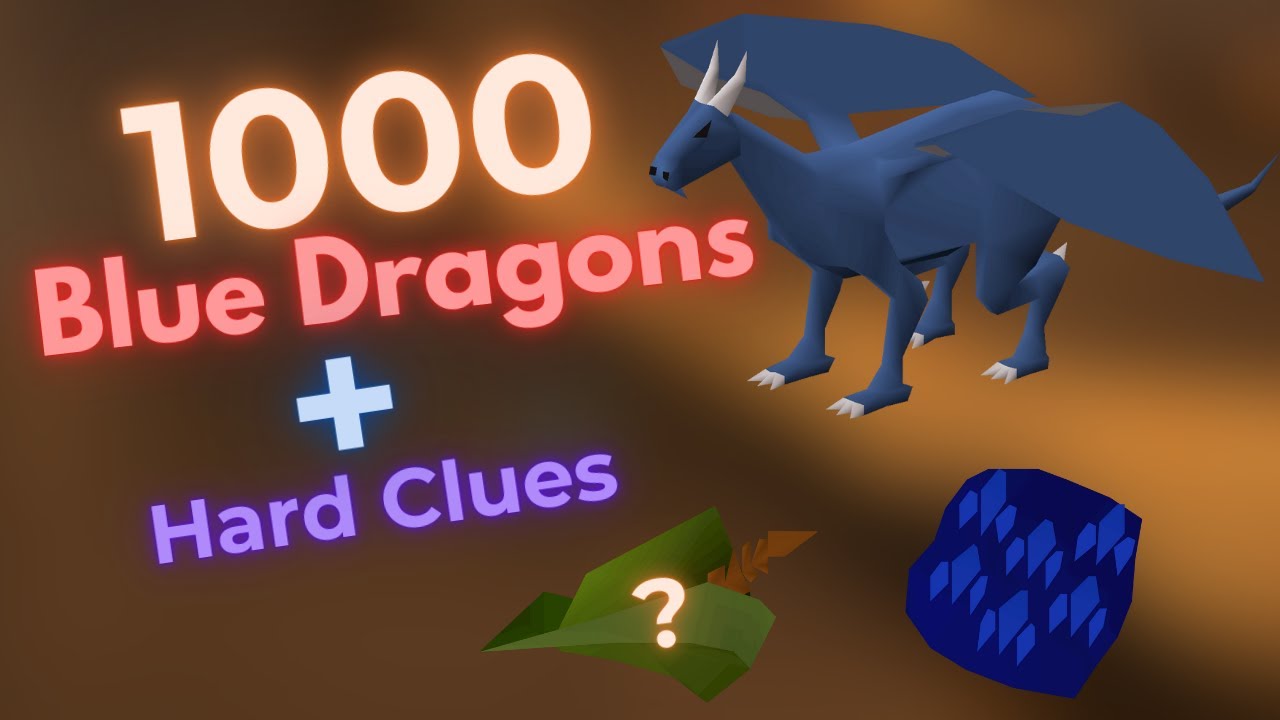 Loot from 1000 Blue Dragons in 2004! 2004scape/OSRS