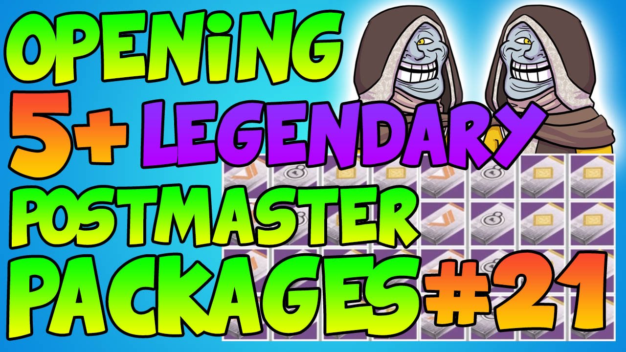 Destiny: Opening 5+ Postmaster Packages #21 (Cryptarch &ndash; Dead Orbit &ndash; Vanguard) Legendary Packages