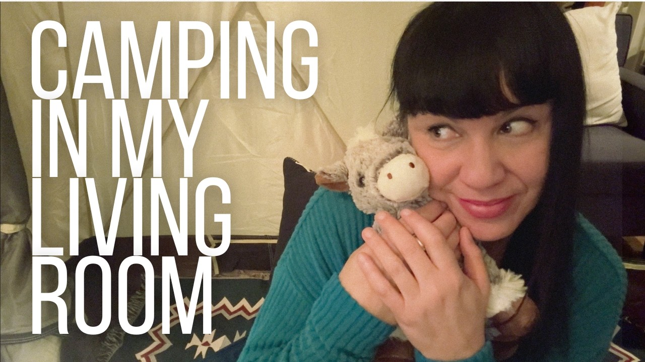 Come Camp with Me in My Living Room, Testing Camp Gear, Camping Indoors