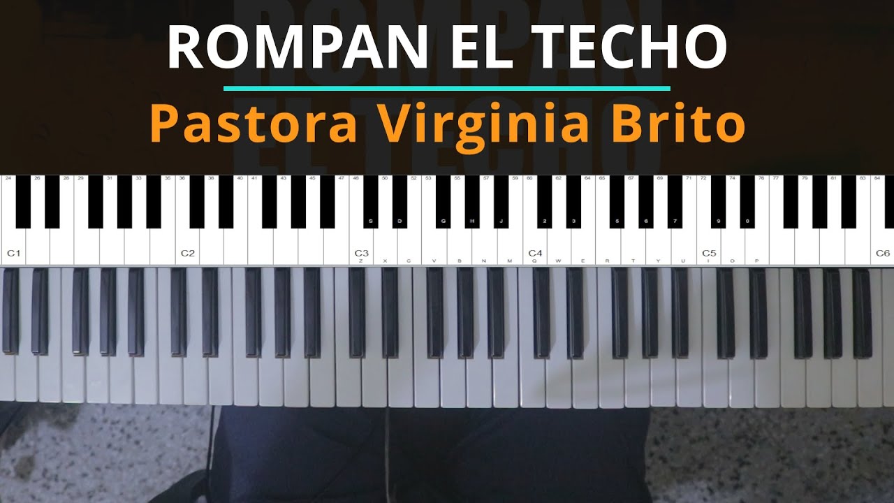 #TUTORIAL Rompan El Techo - Pastora Virginia Brito - Tutorial piano |Kevin Sánchez Music|