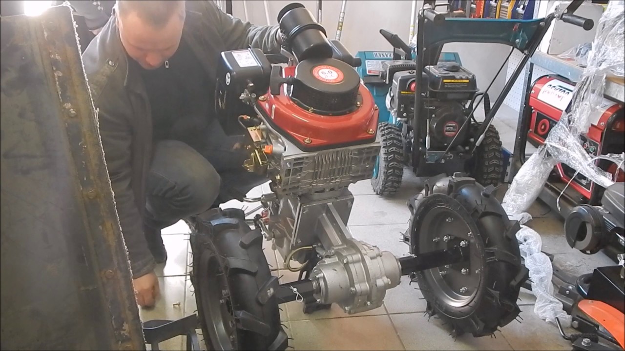 сборка мотоблока WEIMA WM1100A-6 DIFFERENTIAL