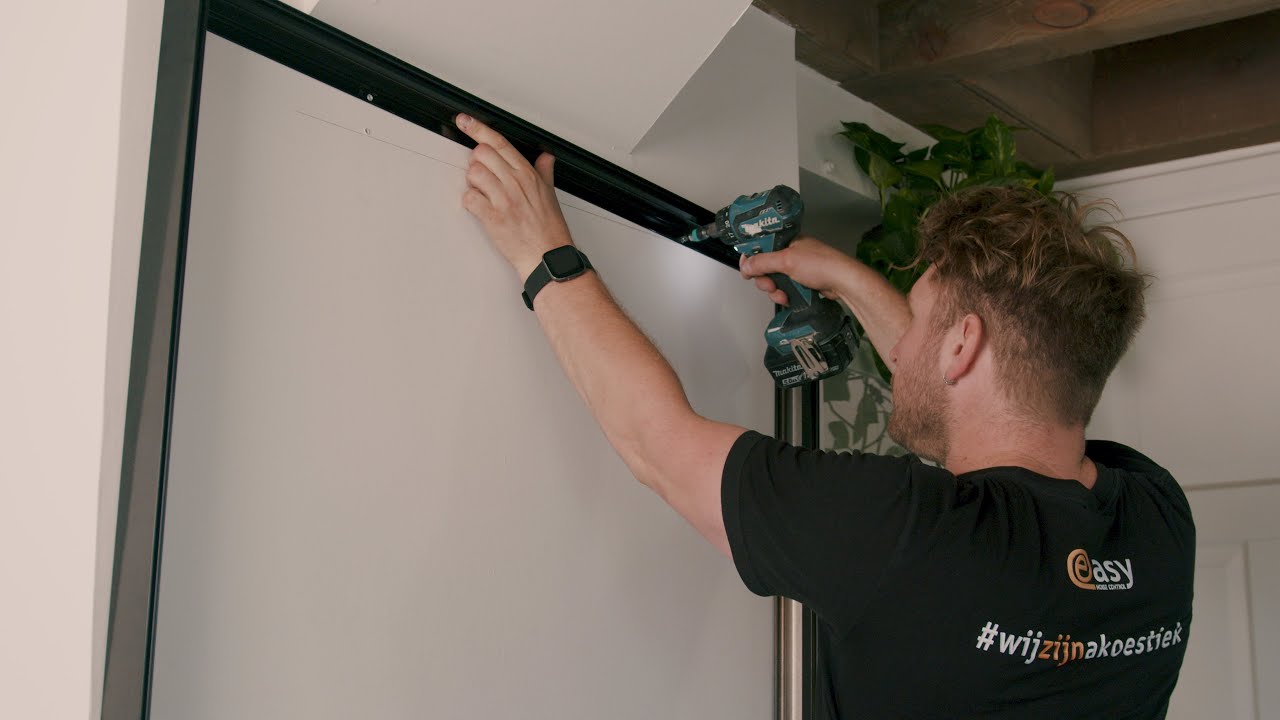 How do I mount the EASYphoto acoustic photo panel | EASY Noise Control