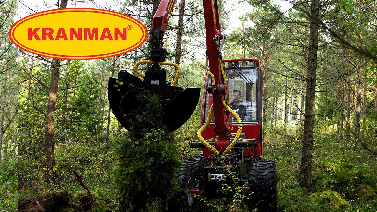 Kranman Skördare 620S rensar dike