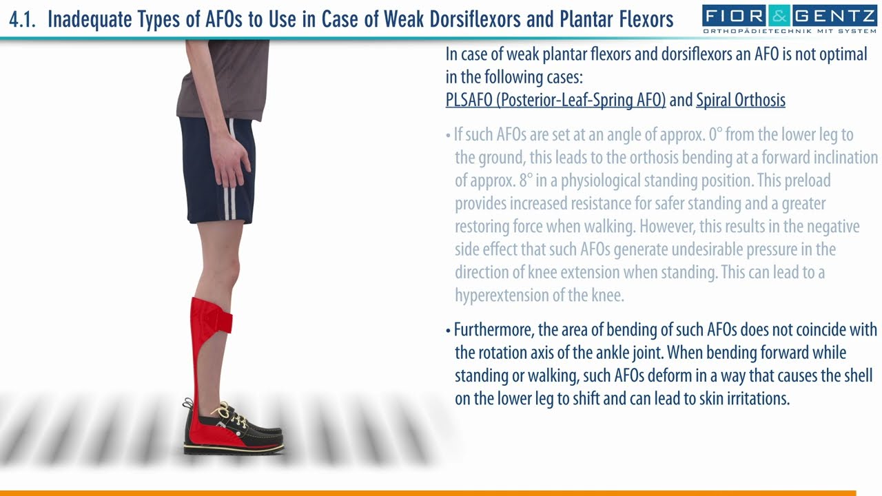 EN: The Right Orthosis in case of a Combined Weakness of the Dorsiflexors and Plantar Flexors (4/4)