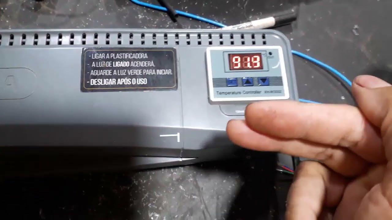 Substituição da placa da plastificadora aurora LM3233H