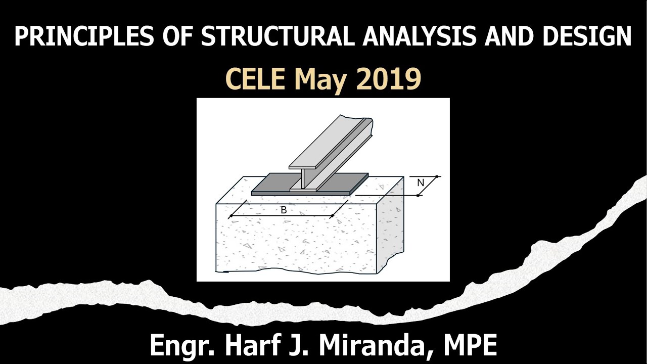 PSAD SITUATION 165: Design of Beam Base Plate | CELE May 2019