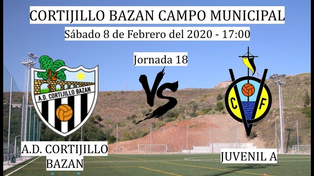 Jornada 18: A.D. CORTIJILLO BAZAN - OLIMPICA VICTORIANA C.F. Juvenil A